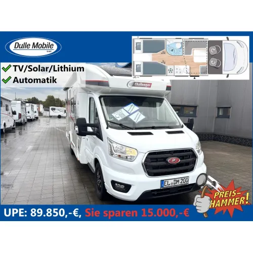 Автодом Challenger 287, 2024, АКПП, пробег 23000 км Автодом Challenger 287, 2024, АКПП, пробег 23000 км