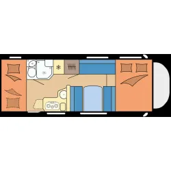 Автодом Hobby A, 2025, МКПП, пробег 4200 км