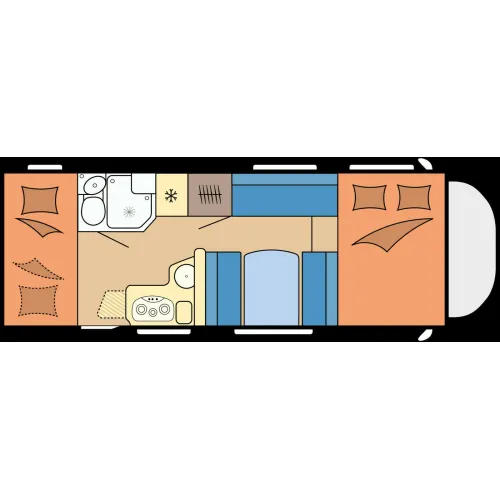 Автодом Hobby A, 2025, МКПП, пробег 4200 км