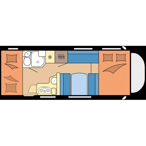 Автодом Hobby A, 2025, МКПП, пробег 11000 км