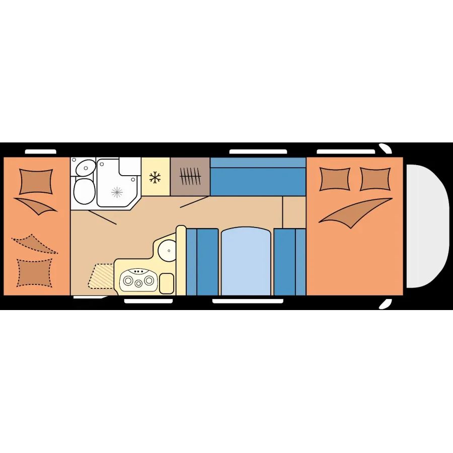 Автодом Hobby A, 2025, МКПП, пробег 11000 км