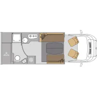 Автодом Mooveo Tei, 2024, МКПП, пробег 14800 км