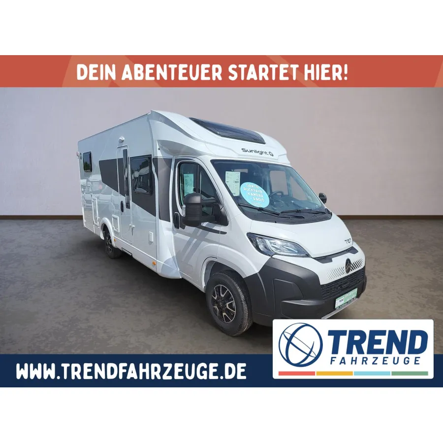 Автодом Sunlight T, 2026, МКПП, пробег 20 км