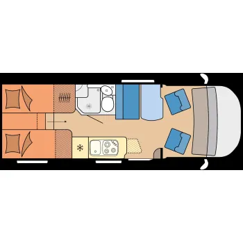 Автодом Hobby V65, 2025, МКПП, пробег 9900 км