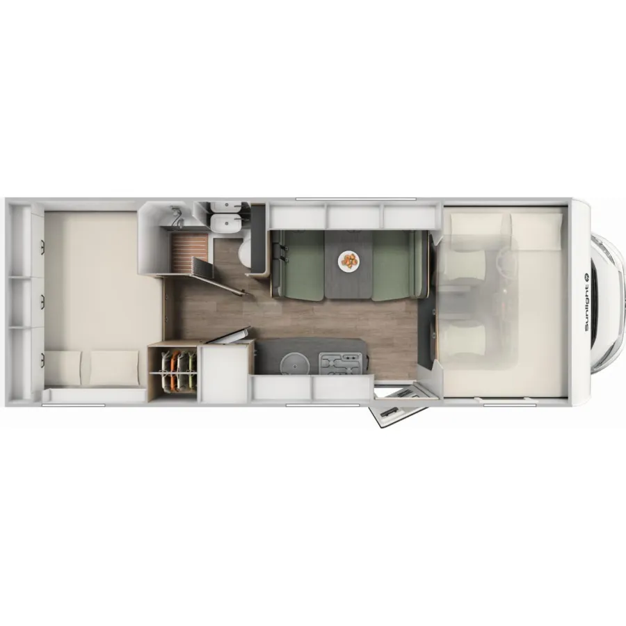 Автодом Sunlight A, 2025, МКПП, пробег 17000 км