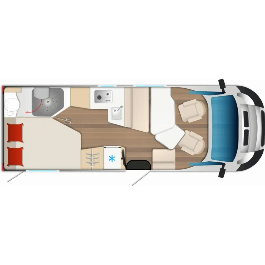 Автодом Bürstner Campeo, 2025, МКПП, пробег 14400 км