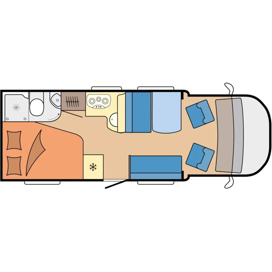 Автодом Hobby Optima, 2025, МКПП, пробег 499 км