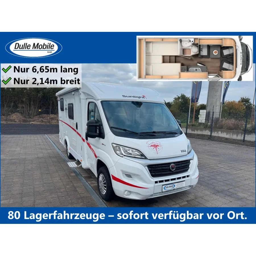 Автодом Sunlight V, 2020, МКПП, пробег 37000 км