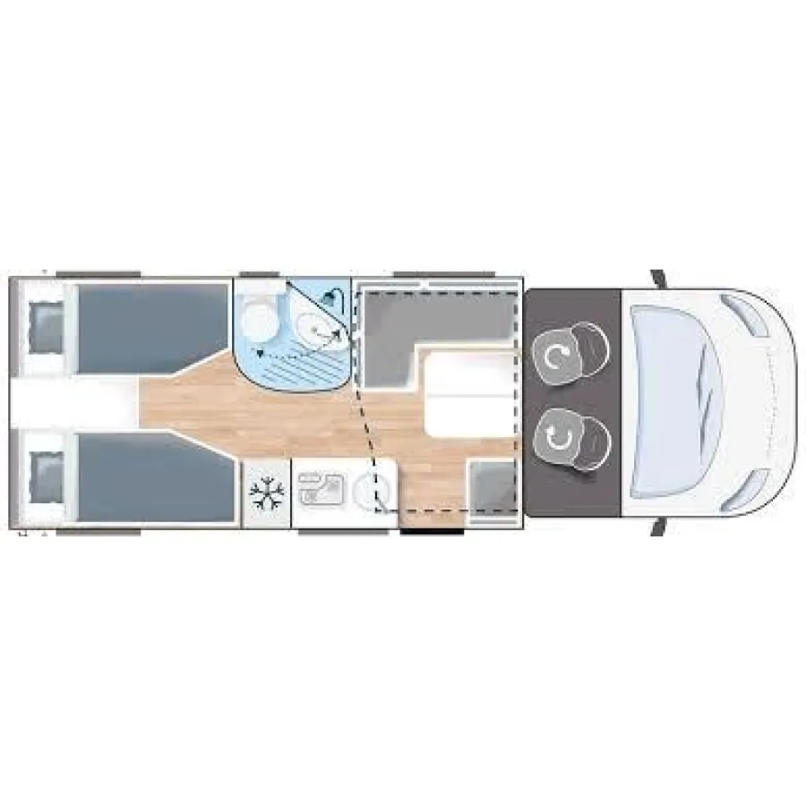 Автодом Chausson 627GA, 2022, АКПП, пробег 72800 км