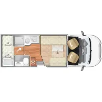 Автодом Roller Team, 2024, АКПП, пробег 13044 км