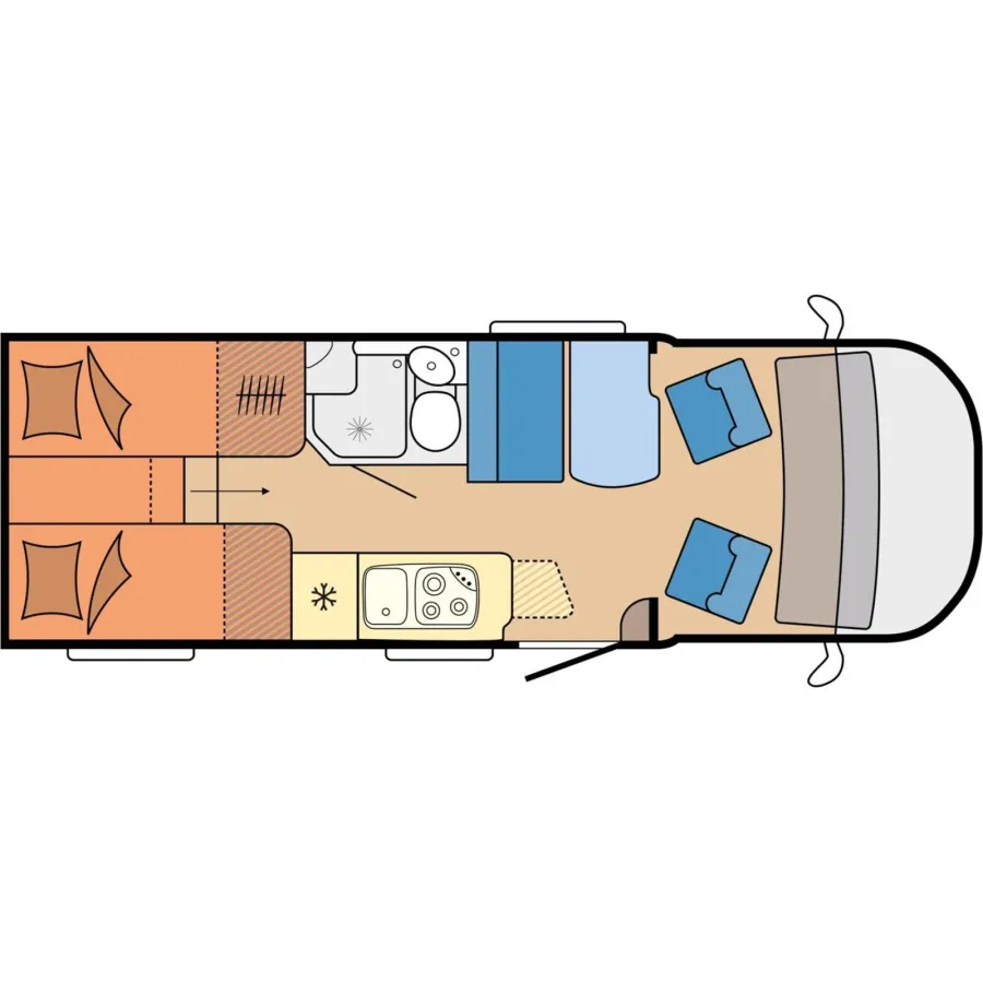Автодом Hobby Optima, 2025, МКПП, пробег 17669 км