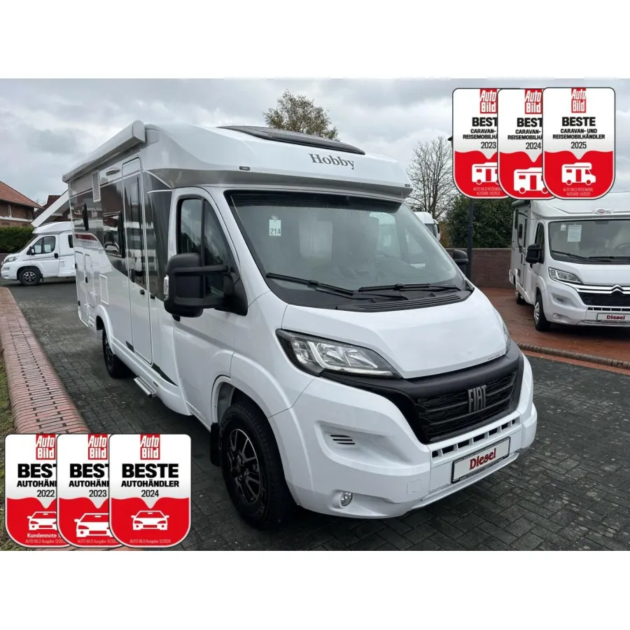 Автодом Hobby V65, 2025, МКПП, пробег 50 км