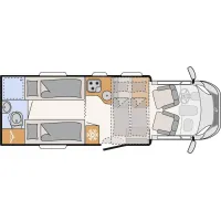 Автодом Dethleffs Trend, 2022, МКПП, пробег 21500 км