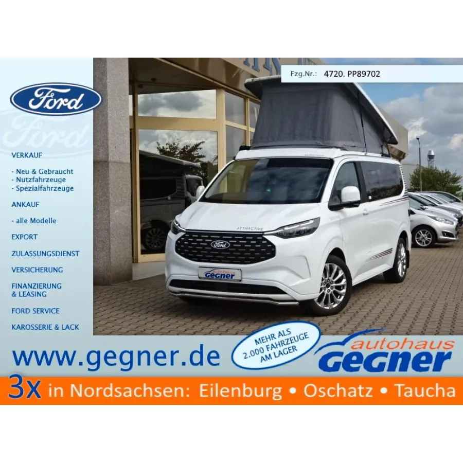 Автодом Bürstner Tourneo, 2025, АКПП, пробег 32 км