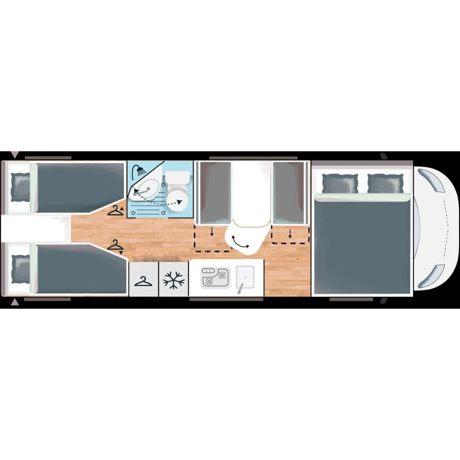 Автодом Chausson C727, 2024, МКПП, пробег 14799 км