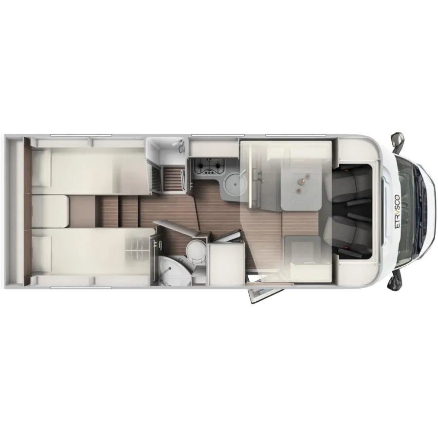 Автодом Etrusco T, 2021, МКПП, пробег 36500 км