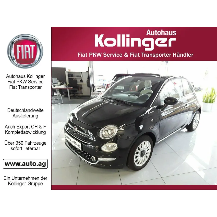 Fiat 500C, 2022, МКПП, пробег 20995 км