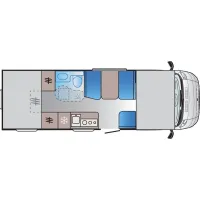 Автодом Sun Living, 2019, МКПП, пробег 62000 км