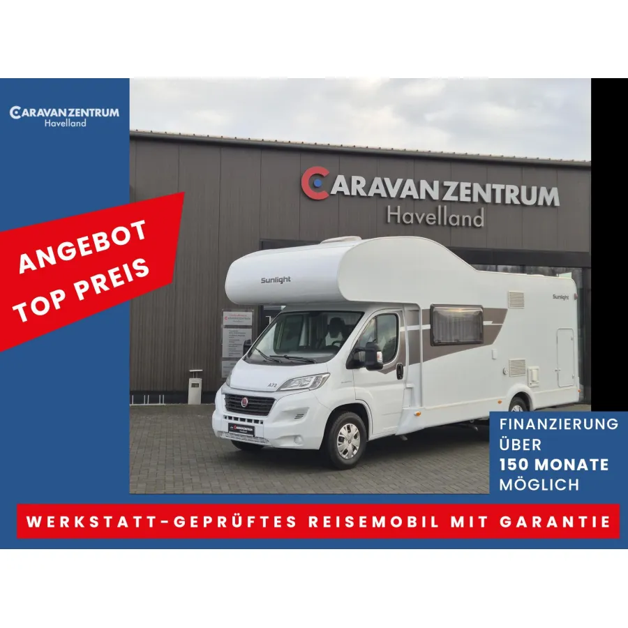 Автодом Sunlight A, 2019, МКПП, пробег 63900 км