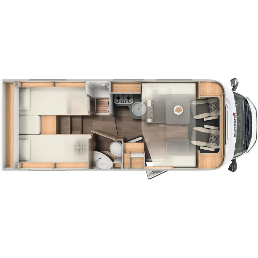 Автодом Sunlight T, 2018, МКПП, пробег 49500 км