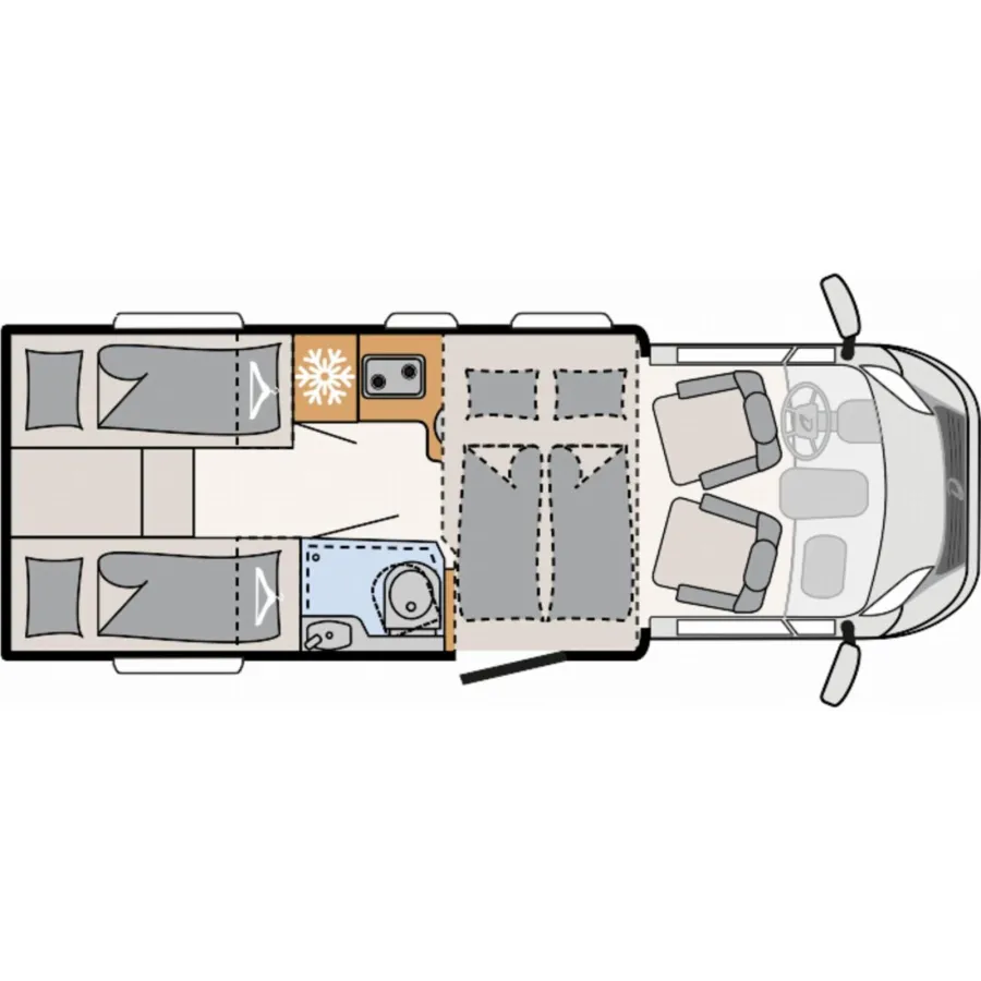 Автодом Dethleffs Just, 2026, МКПП, пробег 0 км