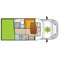 Автодом Forster T, 2019, МКПП, пробег 63050 км