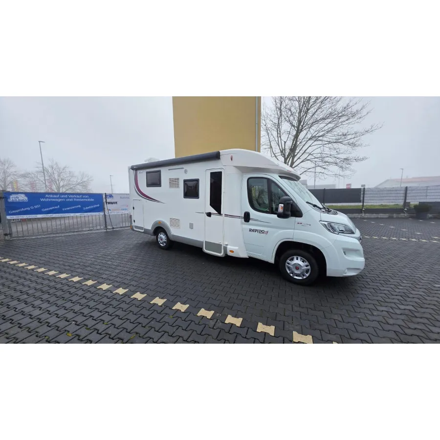 Автодом Rapido 650F,SAT,TV,Fahrrafträger,Alarmanl, 2018, МКПП, пробег 95700 км