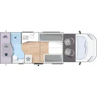 Автодом Challenger Teilintegriert, 2022, АКПП, пробег 64900 км