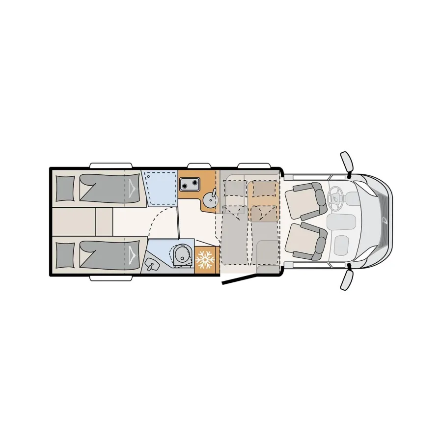 Автодом Dethleffs Just, 2024, МКПП, пробег 26400 км