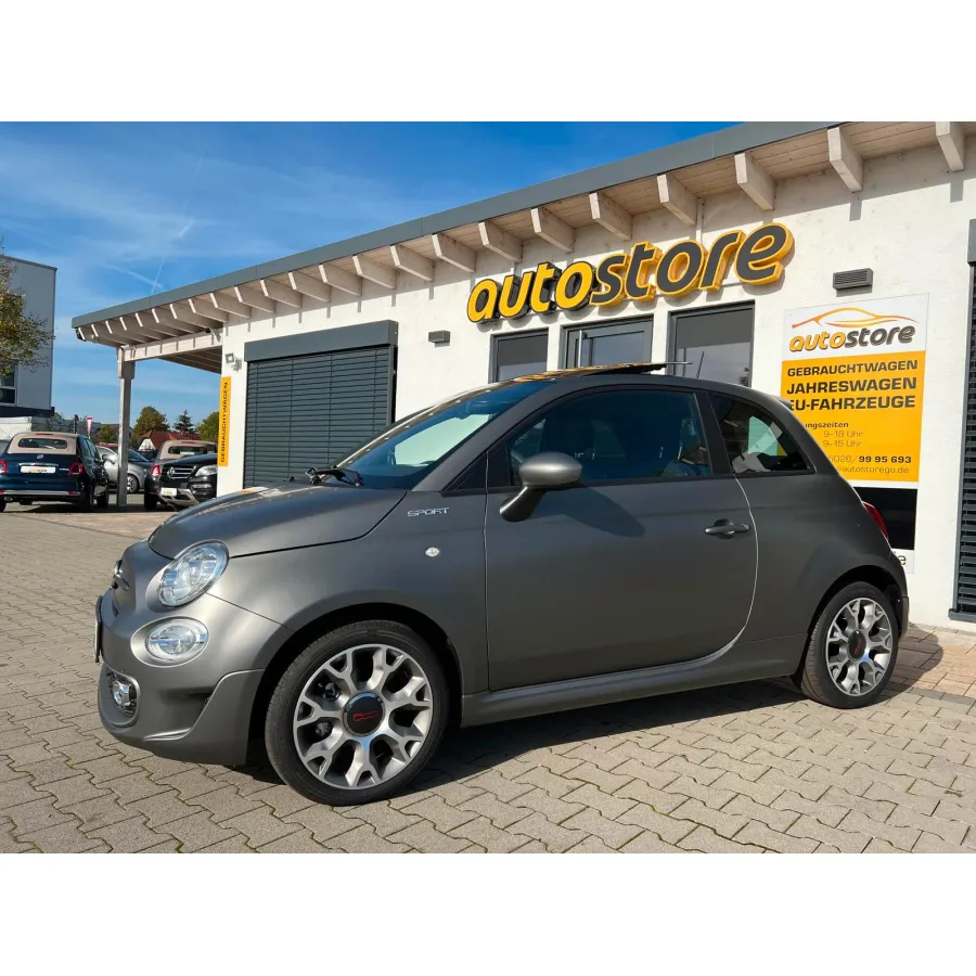 Fiat 500, 2022, МКПП, пробег 3000 км