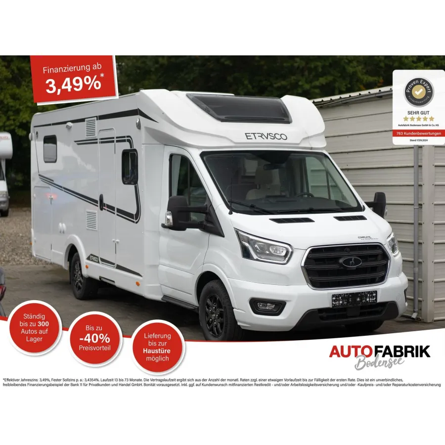 Автодом Etrusco T, 2024, АКПП, пробег 8500 км