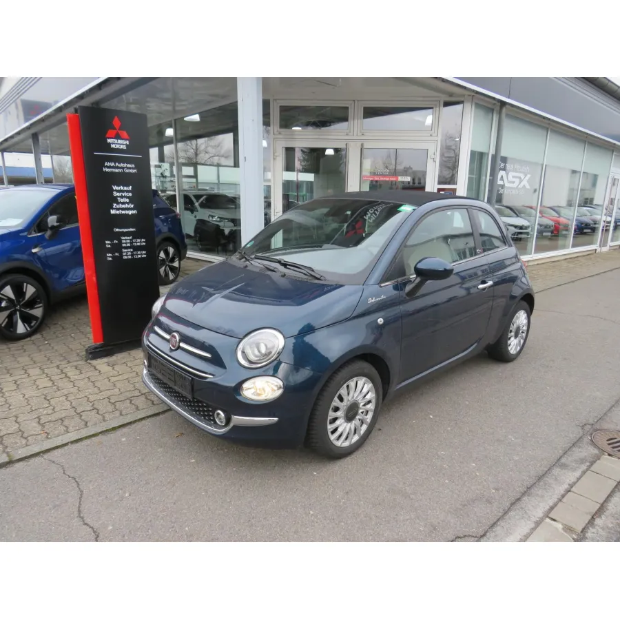 Fiat 500, 2022, МКПП, пробег 24770 км