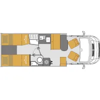 Автодом Mooveo Tei, 2020, АКПП, пробег 55500 км