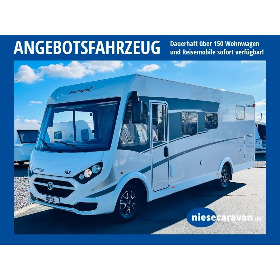 Автодом Sunlight I, 2021, МКПП, пробег 40900 км