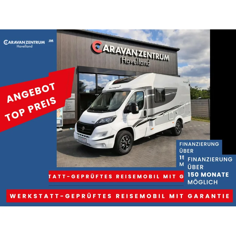 Автодом Sunlight T, 2017, МКПП, пробег 59766 км