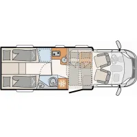 Автодом Dethleffs Just, 2023, АКПП, пробег 34885 км