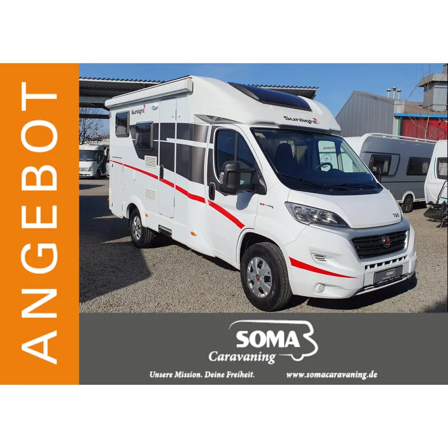 Автодом Sunlight T, 2019, МКПП, пробег 50000 км