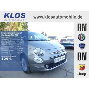 Fiat 500, 2022, МКПП, пробег 19275 км