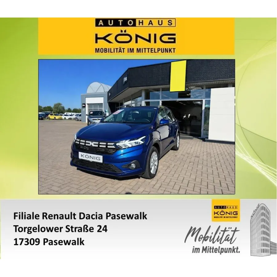 Dacia Sandero, 2023, МКПП, пробег 2500 км