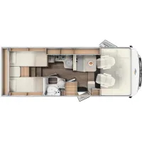 Автодом Carado Clever, 2021, АКПП, пробег 25570 км