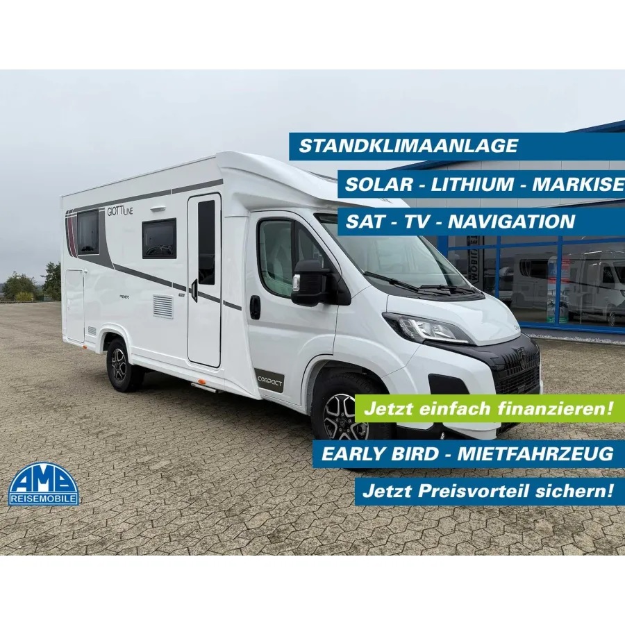 Автодом GiottiLine Compact, 2026, АКПП, пробег 20000 км