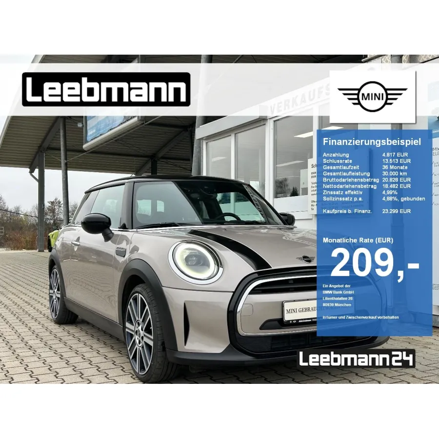 MINI Cooper, 2022, АКПП, пробег 33654 км