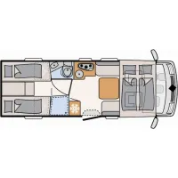 Автодом Dethleffs Trend, 2023, МКПП, пробег 23045 км