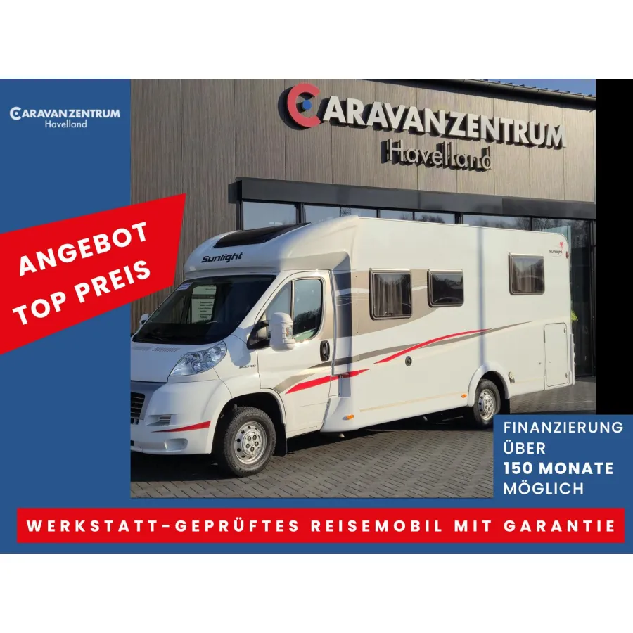 Автодом Sunlight T, 2014, МКПП, пробег 61300 км