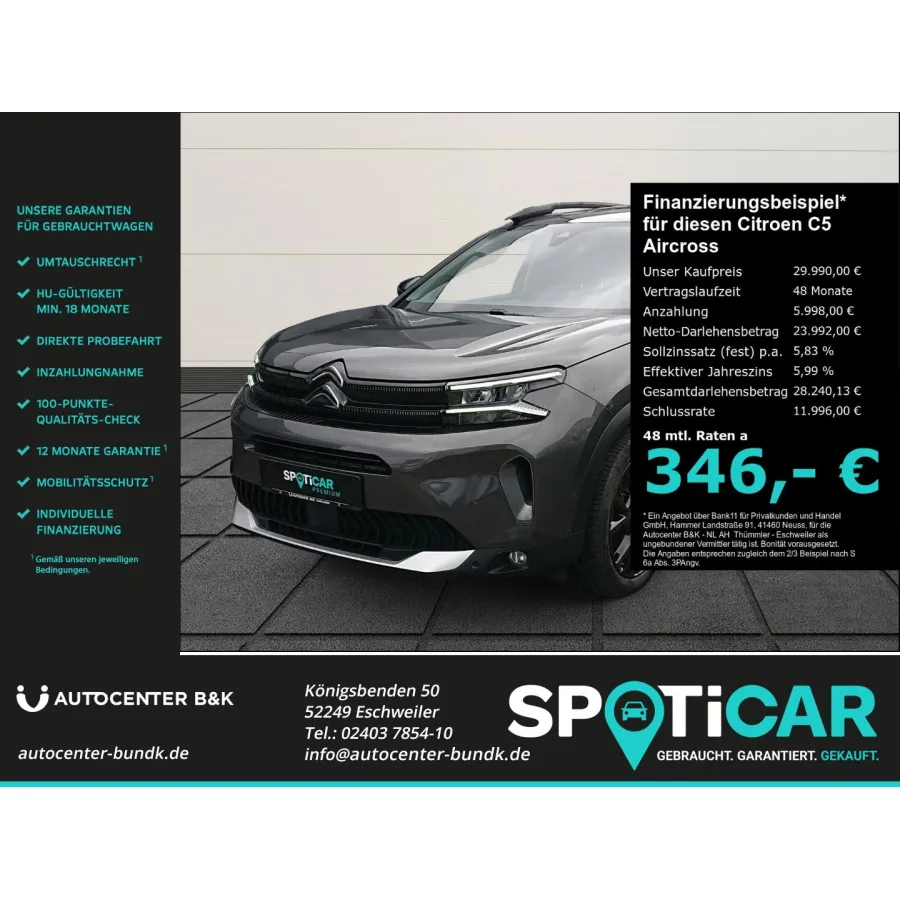 Citroën C5, 2023, АКПП, пробег 20000 км