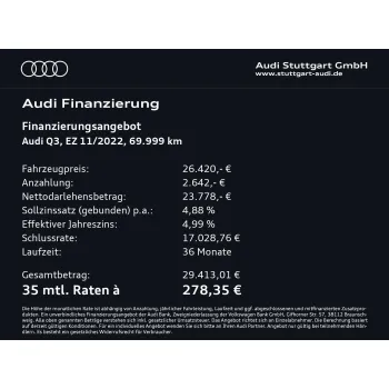 Audi Q3, 2022, МКПП, пробег 69999 км