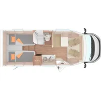 Автодом Weinsberg CaraLoft, 2021, МКПП, пробег 73800 км