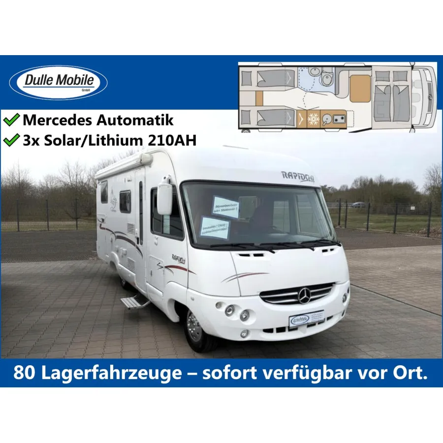 Автодом Rapido 966, 2004, АКПП, пробег 131500 км