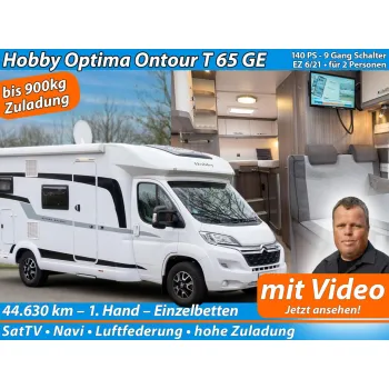 Автодом Hobby Optima, 2021, МКПП, пробег 44630 км