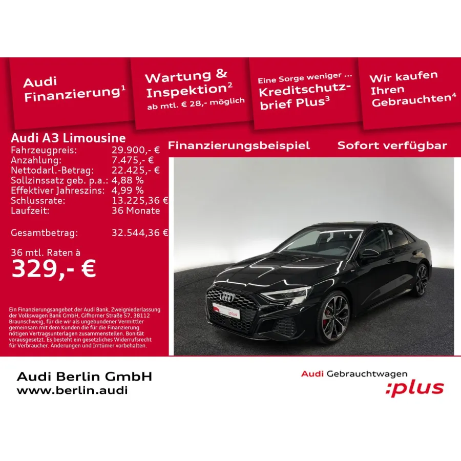 Audi A3, 2023, АКПП, пробег 31820 км